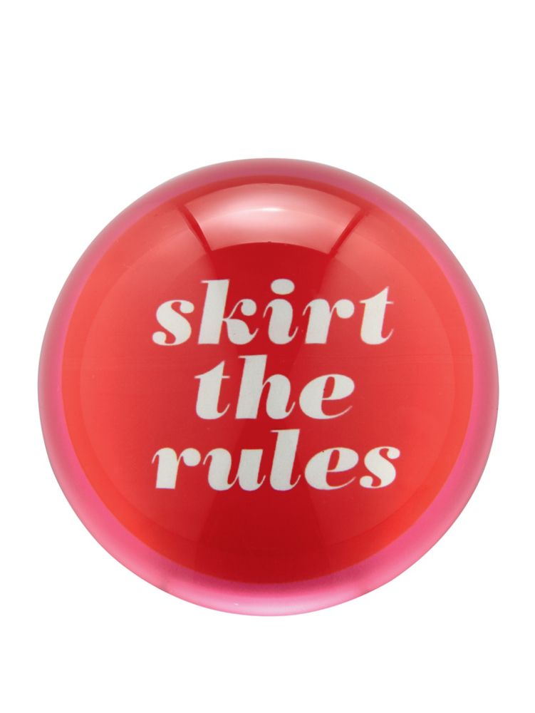 'Skirt The Rules'' Paperweight, Multi, Product