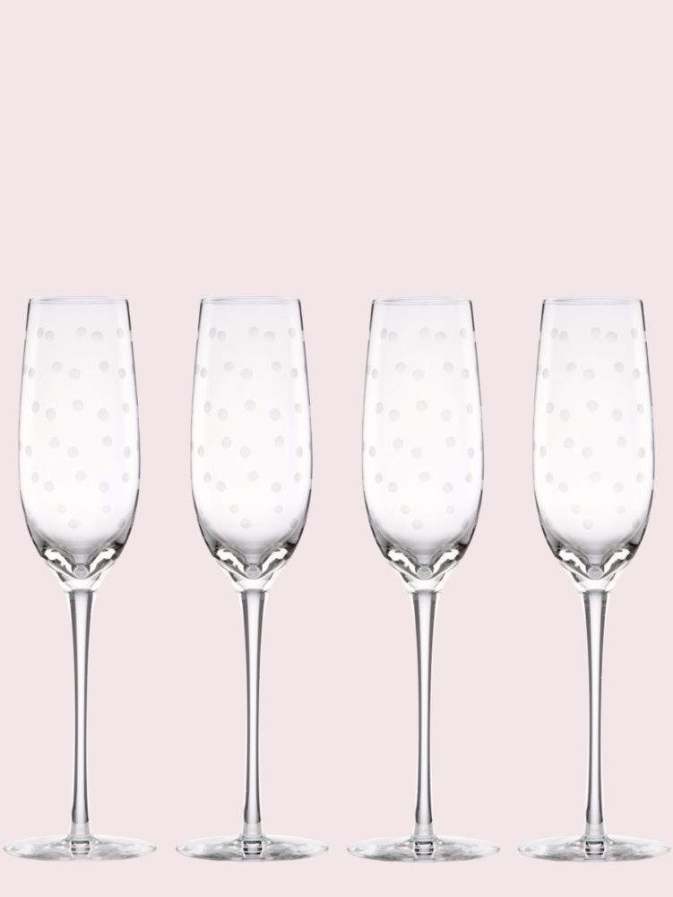 Larabee Dot Flutes Set | Kate Spade New York