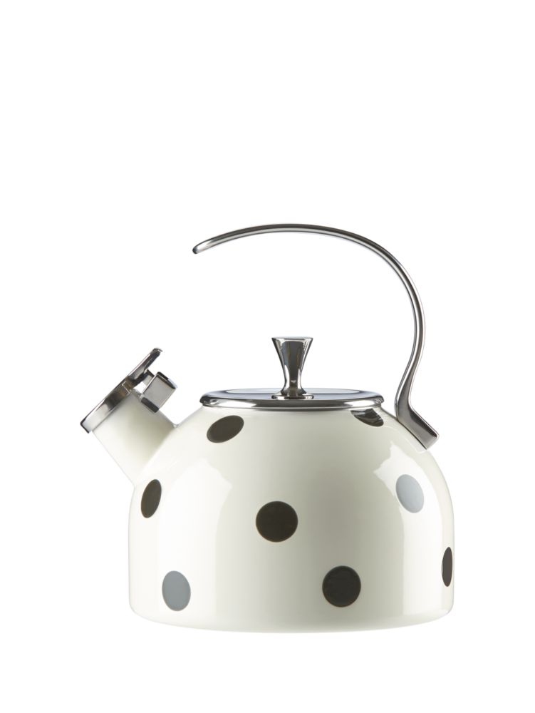 Deco Dot Tea Kettle, Black, Product