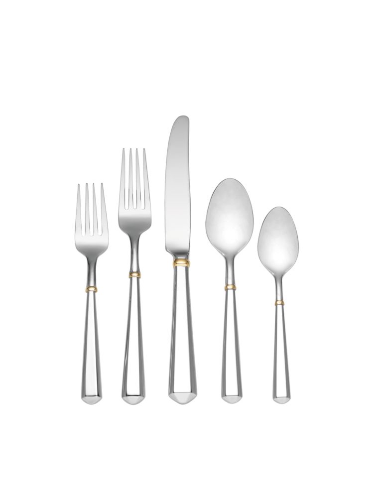 Todd Hill Gold 5 Piece Place Setting | Kate Spade New York