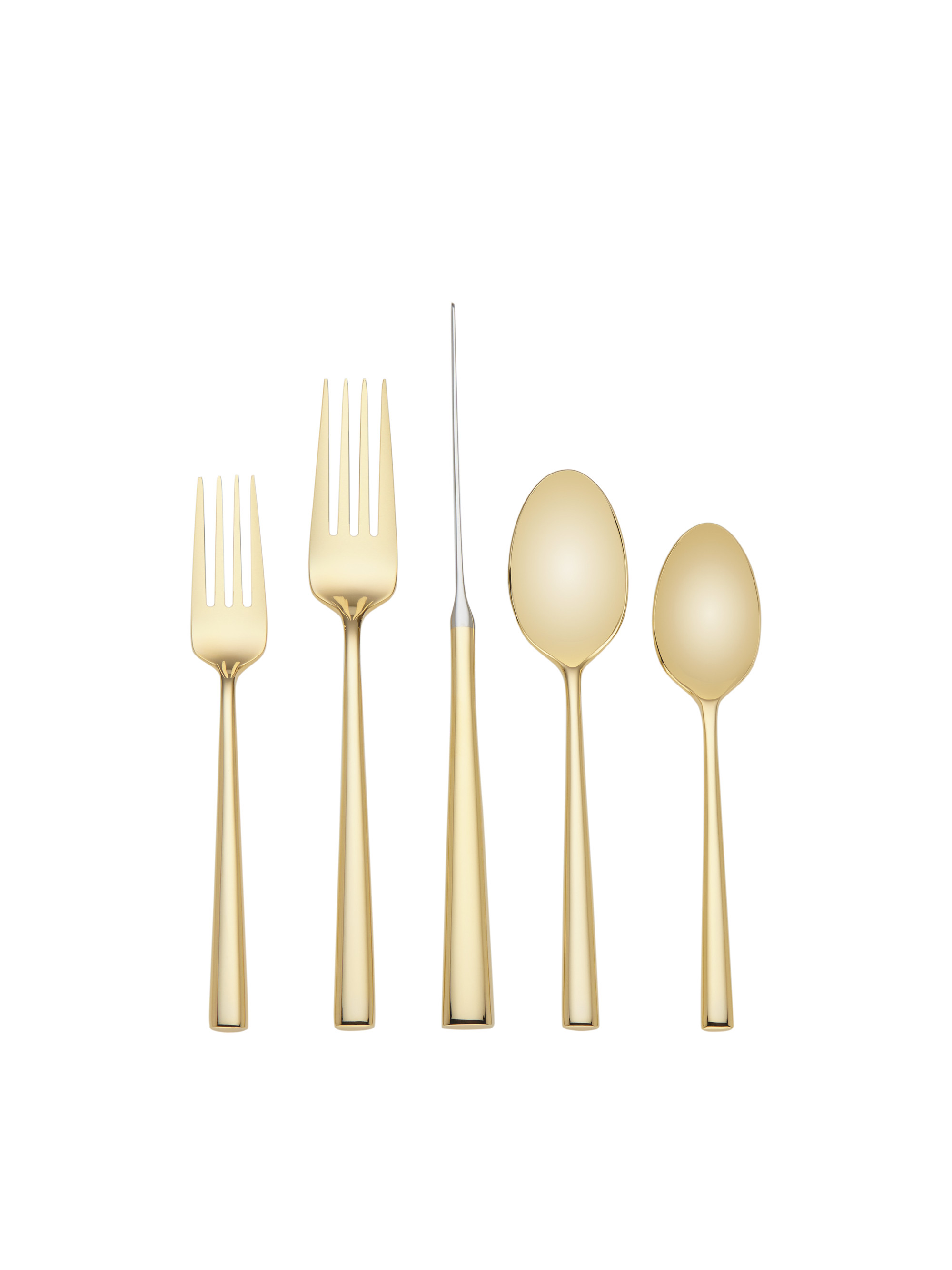 malmo gold 5 piece place setting