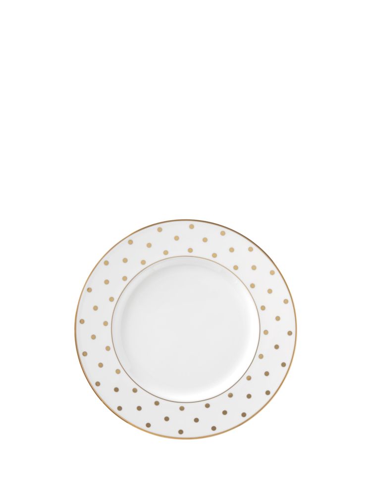 Larabee Road Gold 9 Inch Accent Plate | Kate Spade New York
