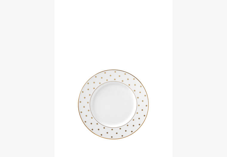 Larabee Road Gold 9 Inch Accent Plate, Parchment, Product