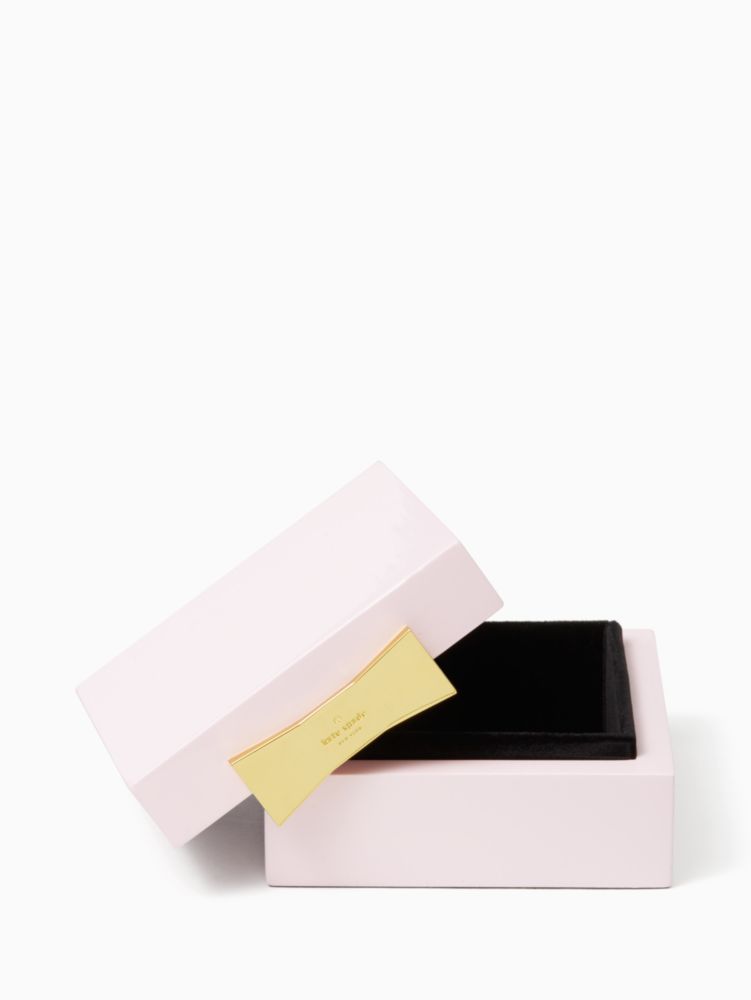 Women's pink garden drive square jewelry box | Kate Spade New York UK