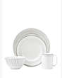 Charlotte Street East Char Grey East 4 Piece Place Setting, Parchment, Product