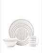 Charlotte Street Grey North 4 Piece Place Setting, Parchment, Product