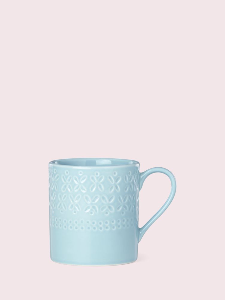 kate spade mug turquoise