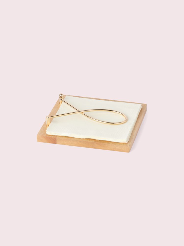 Arch Street Napkin Holder, Pale Gold, Product