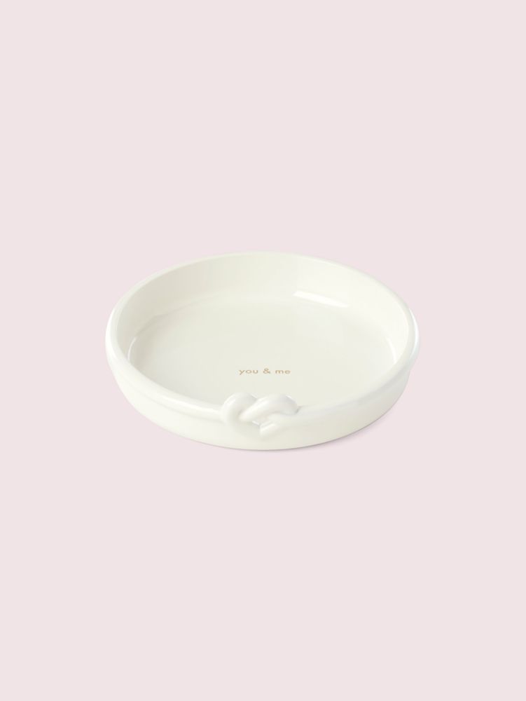 With Love Ring Dish, Pale Gold, Product