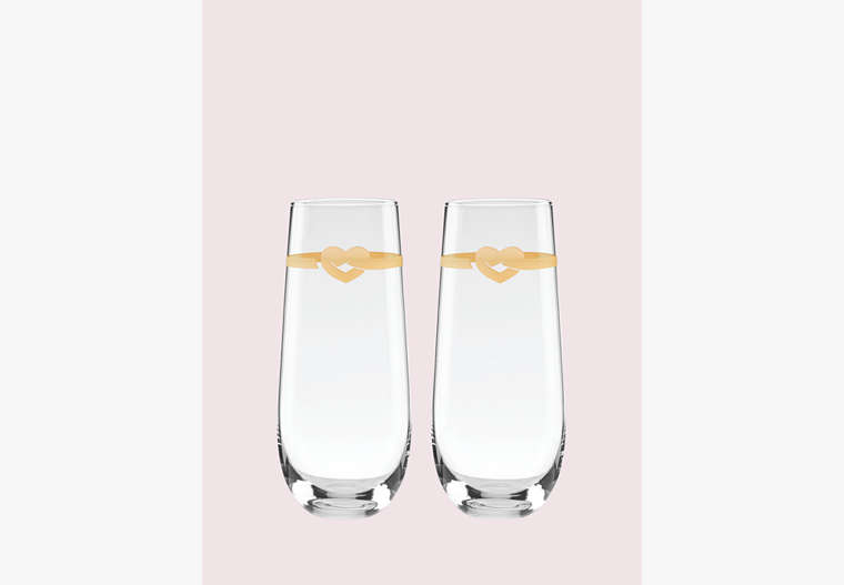 With Love Stemless Toasting Flute Pair, Clear, Product