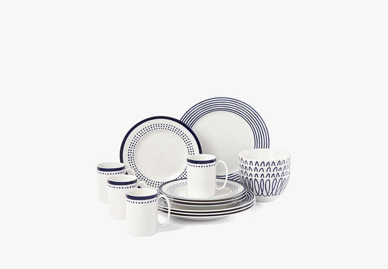 Charlotte Street East 16-Piece Place Setting, White, Product