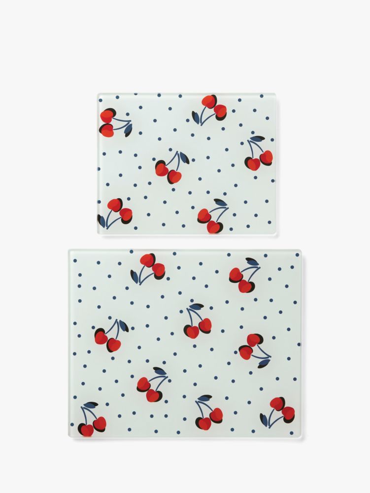 Kate Spade Vintage Cherry Dot Prep Board Set. 1