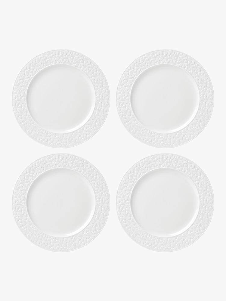 Blossom Lane Dinner Plate Set, White, Product