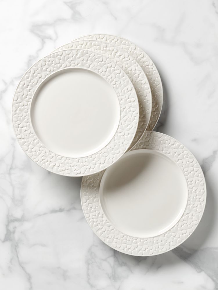 Blossom Lane Dinner Plate Set, White, Product