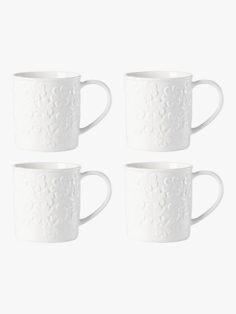 Blossom Lane Mug Set, Parchment, Product