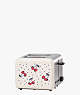 Vintage Cherry Dot 2-slice Toaster, White, ProductTile