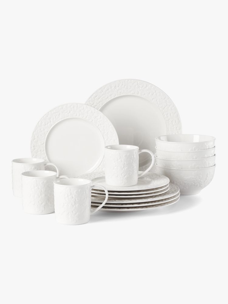 Blossom Lane 16-piece Place Setting, Parchment, Product