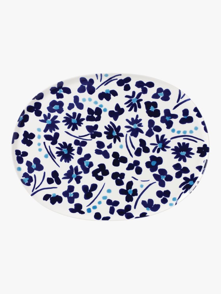 Floral Way Platter, Parchment, Product