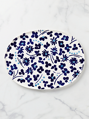 floral way platter by kate spade new york hover view