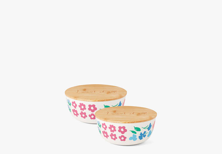 Floral Field 2-piece Round Food Storage Container Set, NO COLOR, Product