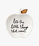 A Charmed Life Apple Ring Dish, Parchment, ProductTile