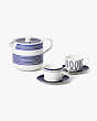 Charlotte Street 6-piece Tea Set, Blue, Product