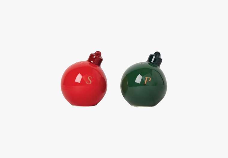 Merry & Bright Salt & Pepper Ornament, Red/ Green Multi, Product