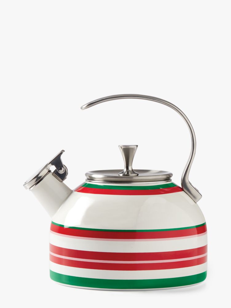 Merry & Bright Kettle, Red/ Green Multi, Product #3
