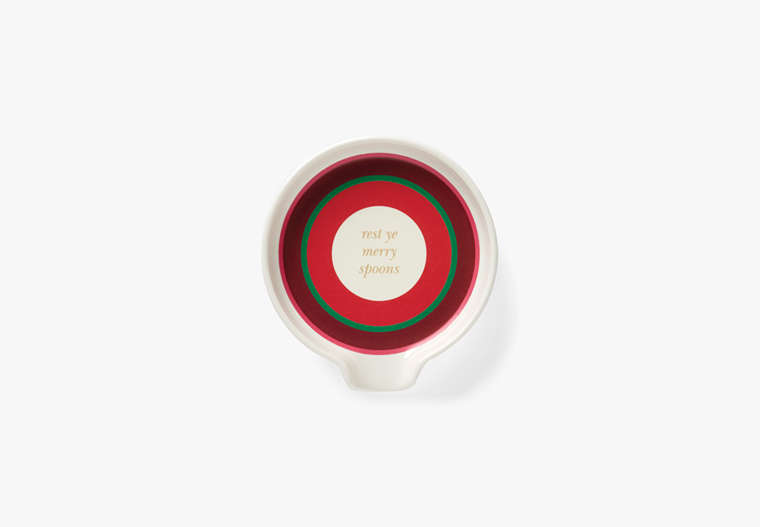 Merry & Bright Spoon Rest, Red/ Green Multi, Product