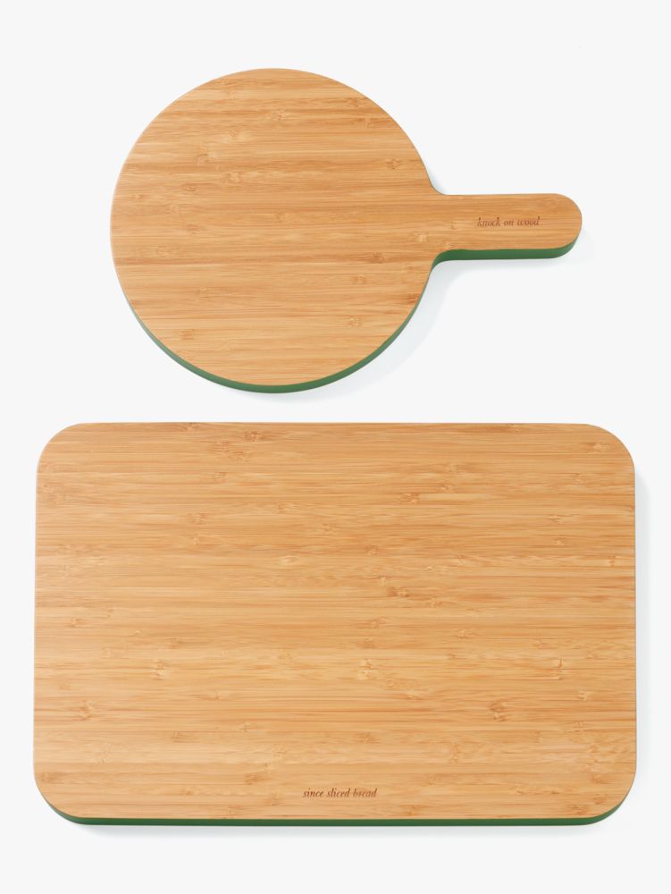 Knock On Wood Cutting Board Paddle & Rectangle | Kate Spade New York