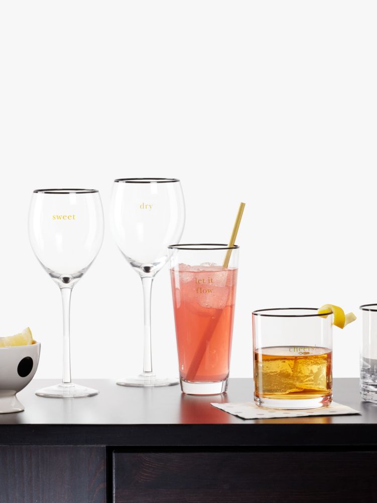Cheers To Us Double Old Fashioned Glass Set | Kate Spade New York