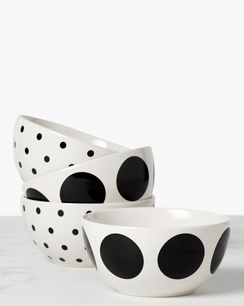 Kate Spade On The Dot 4-piece All Purpose Bowl Set. 1