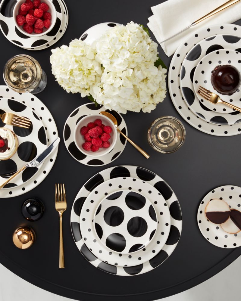 Kate Spade On the Dot 12-piece Assorted Dinnerware Set. 3