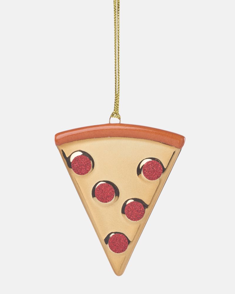 Kate Spade Be Jolly Pizza Ornament