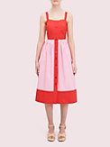 colorblock poplin dress, , s7productThumbnail