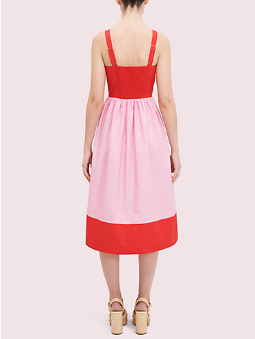 colorblock poplin dress, , rr_productgrid