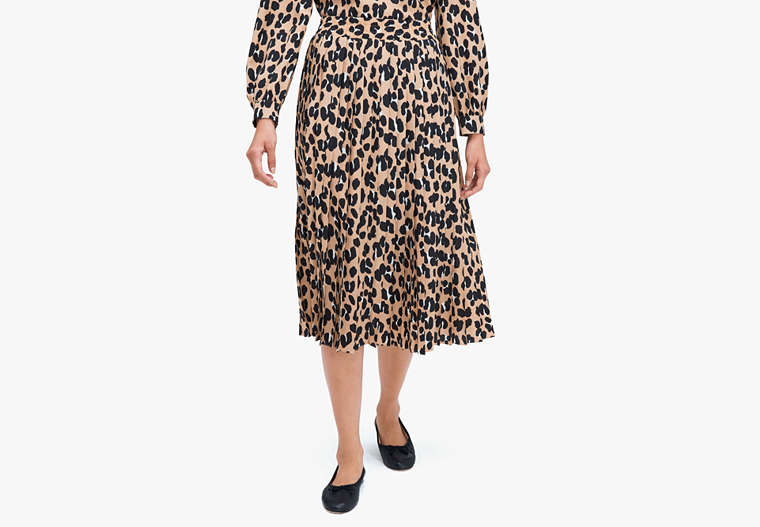 Forest Feline Midi Skirt, Silt, Product