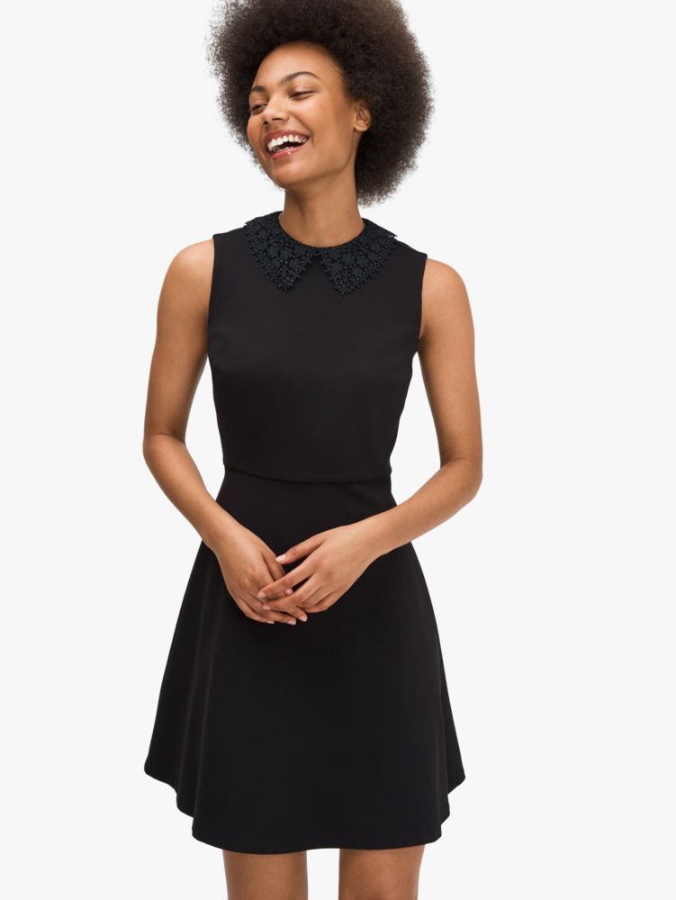 kate spade lace up ponte dress