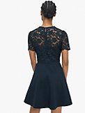 rose lace-bodice ponte dress, , s7productThumbnail