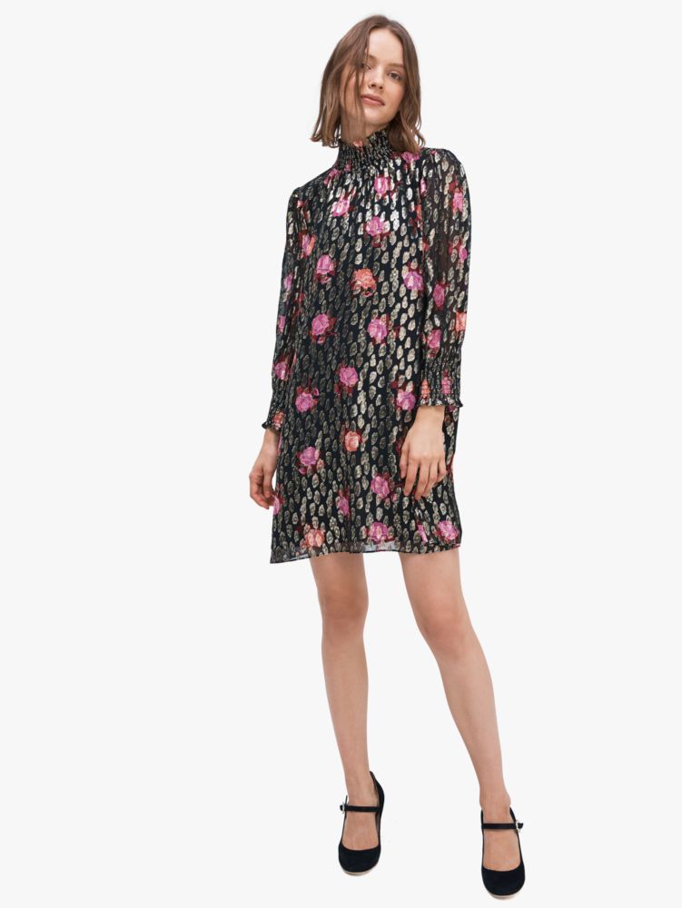 Rose Garden Smocked Shift Dress | Kate Spade New York