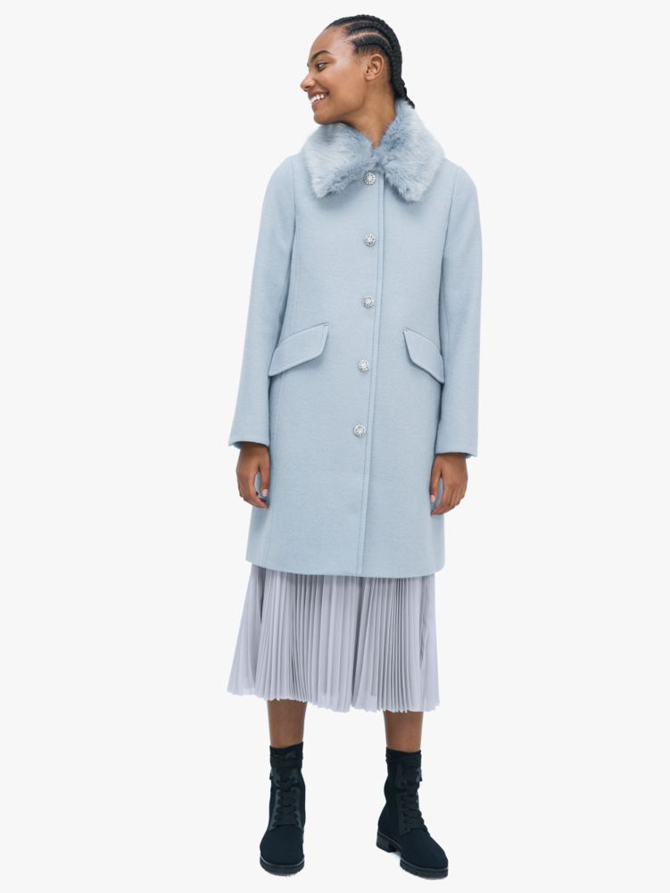 kate spade twill coat
