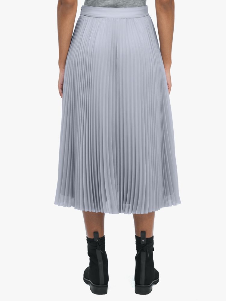 Sparkle Chiffon Pleated Skirt, Grey Matter, Product