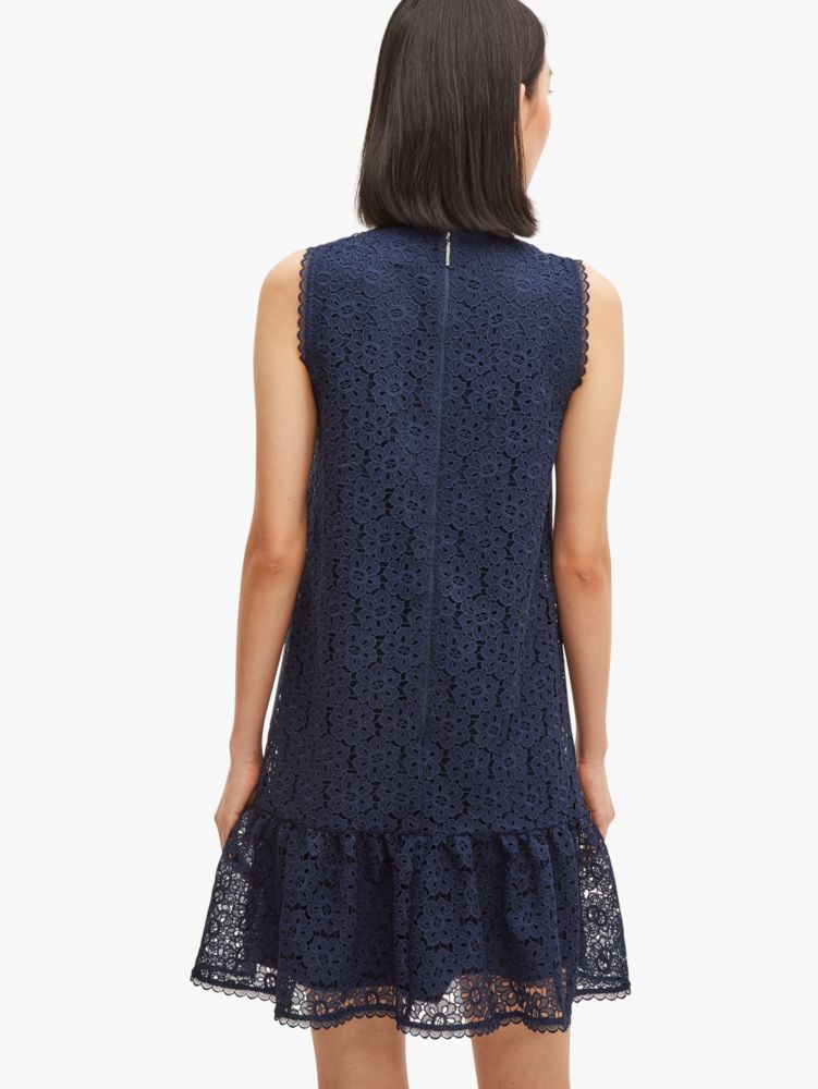 flora lace shift dress, Squid Ink, Product