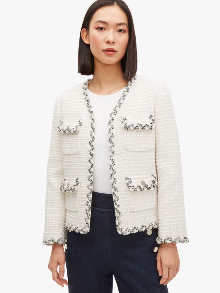 Kate spade tweed on sale jacket