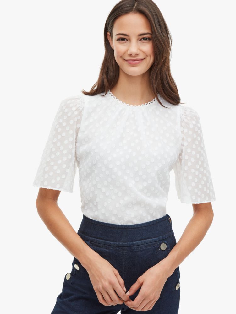 textured dot top, FRESH WHITE, Product