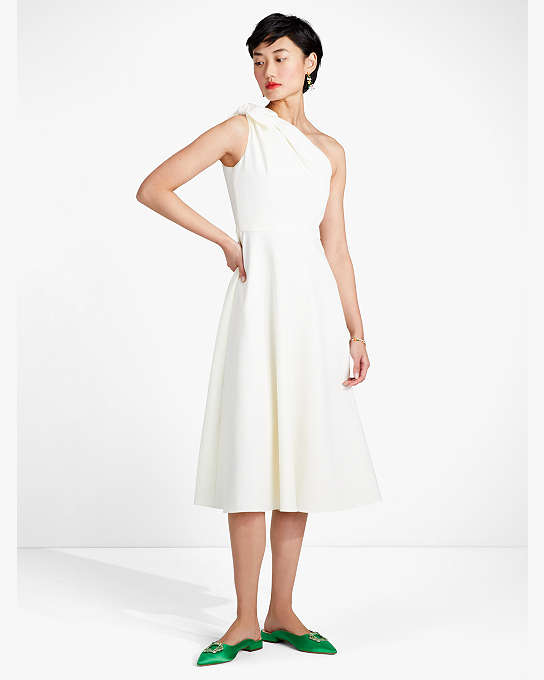 Twill One Shoulder Dress | Kate Spade New York
