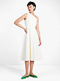 twill one-shoulder dress, , s7productThumbnail
