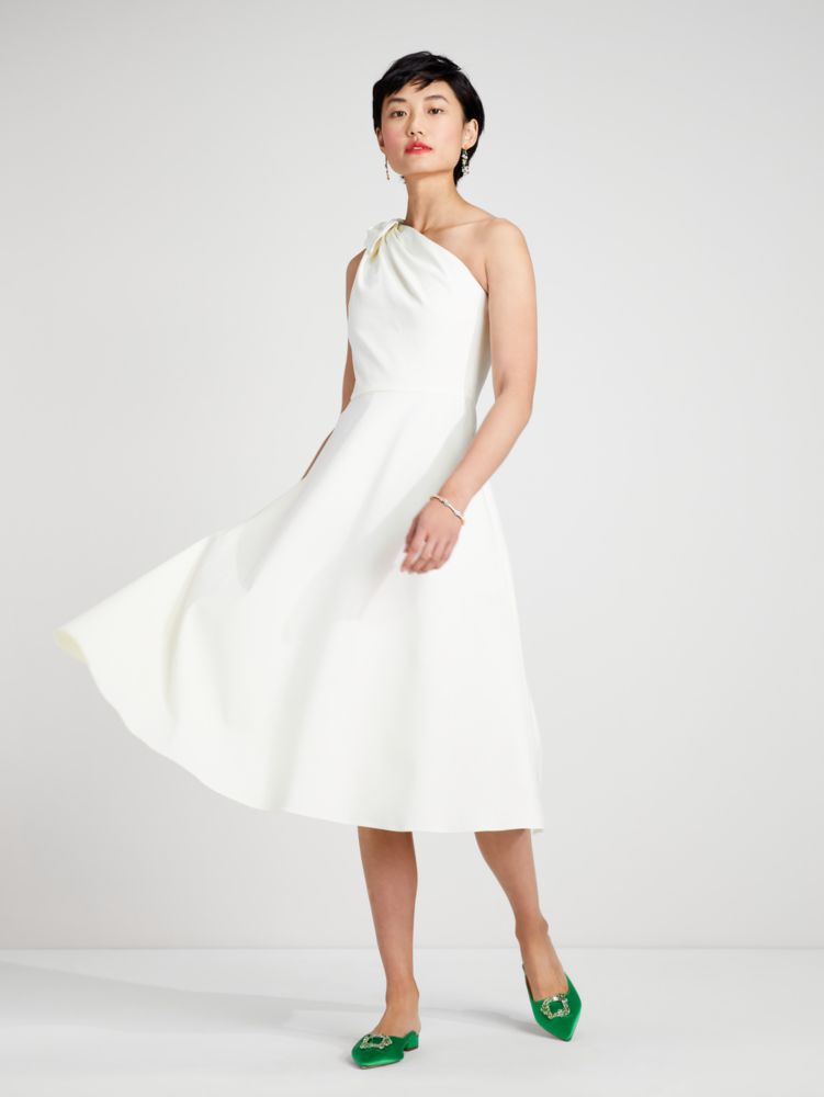 Twill One Shoulder Dress, Kate Spade New York