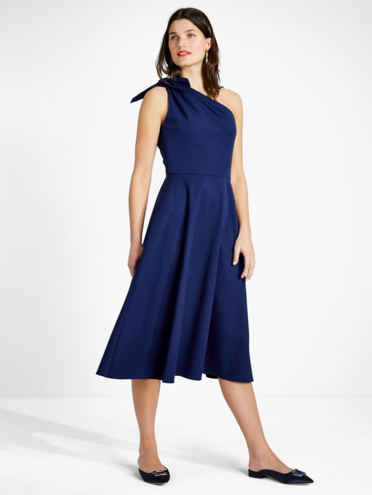 Twill One Shoulder Dress | Kate Spade New York