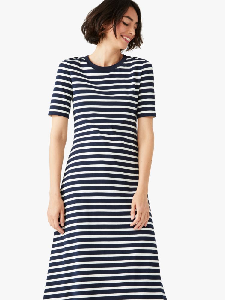 striped midi